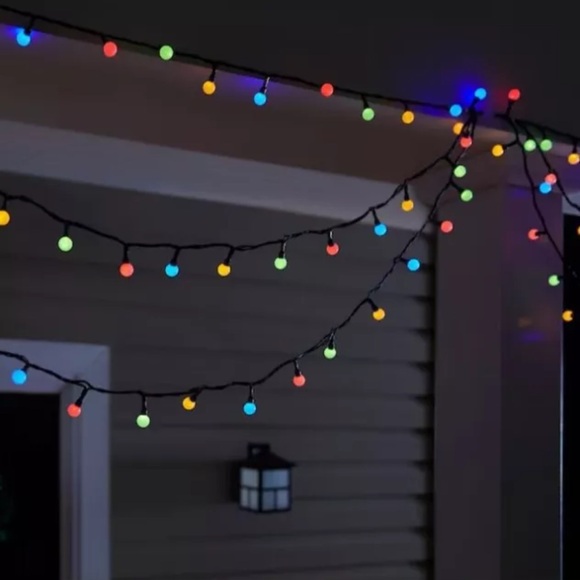 GE Color Choice 150 Ct 11-ft LED Multi-Function Wedding Christmas Sphere Lights - Picture 5 of 8